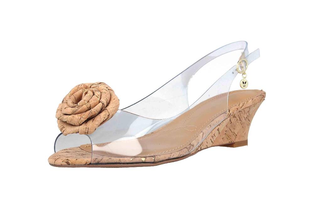 J.Reneé Sandaletten In Übergrößen Transparent Ikeisha Clear Große Damenschuhe