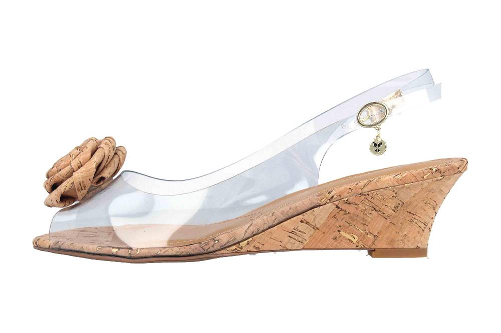 J.Reneé Sandaletten In Übergrößen Transparent Ikeisha Clear Große Damenschuhe