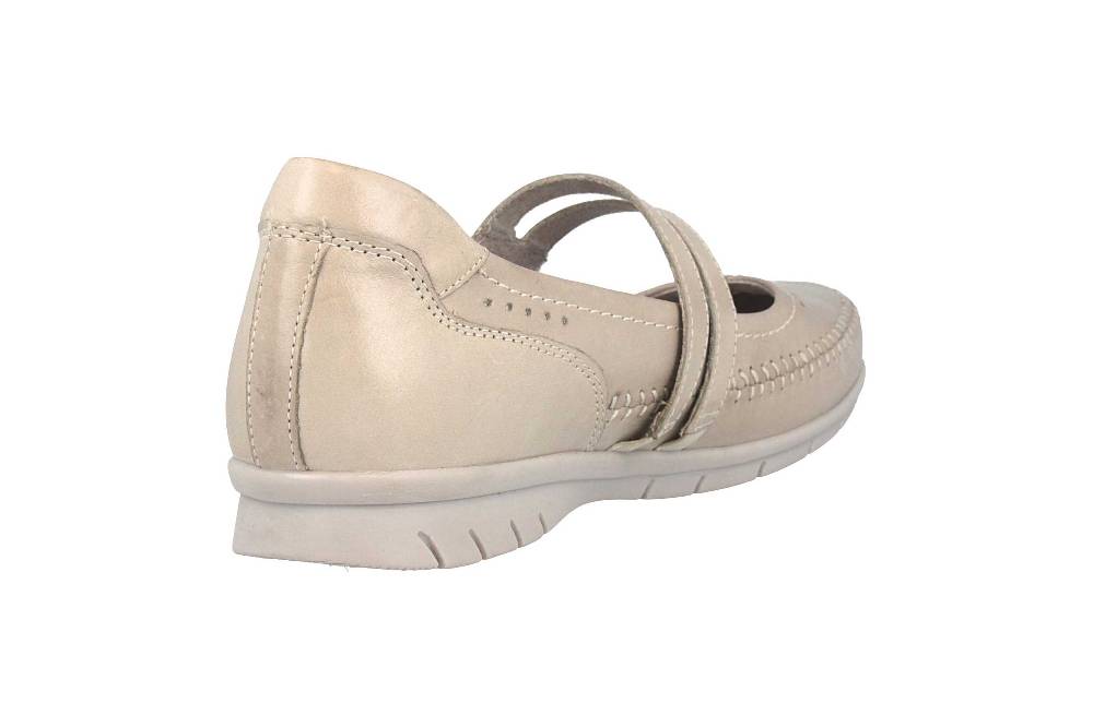 Jana Ballerina In Übergrößen Grau 8-24611-22 204 Große Damenschuhe