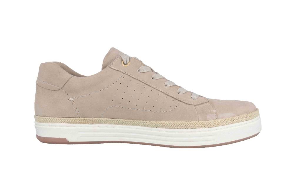 Jana Comfort Leather Halbschuhe In Übergrößen Beige 8-8-23650-28 405 Große Damenschuhe