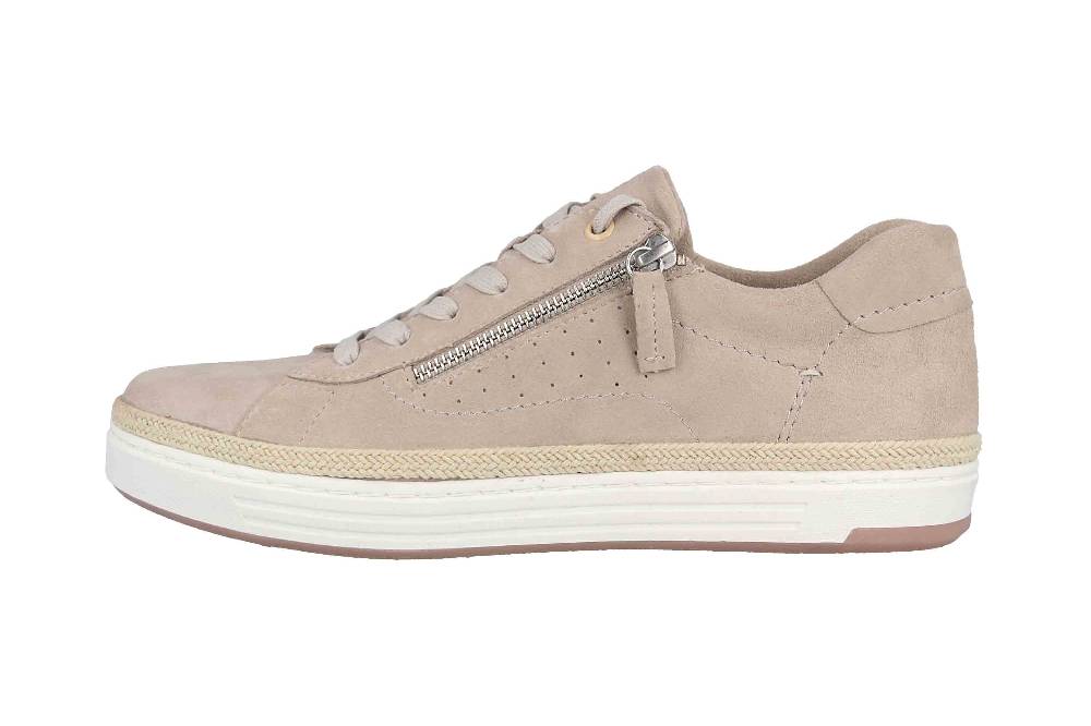 Jana Comfort Leather Halbschuhe in Übergrößen Beige 8-8-23650-28 405 große Damenschuhe