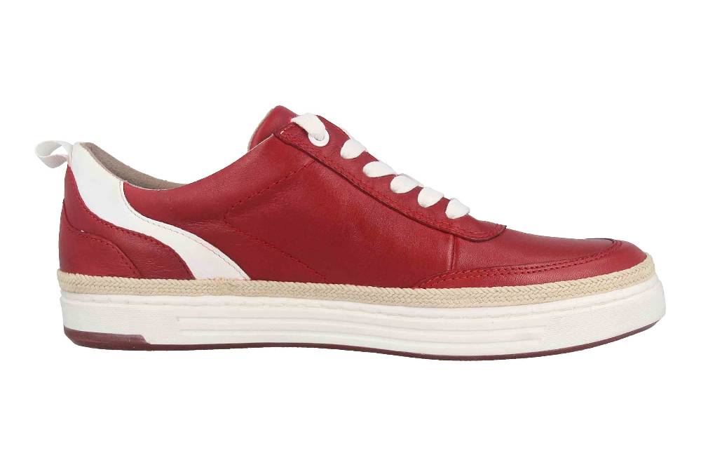 Jana Comfort Leather Halbschuhe In Übergrößen Rot 8-8-23653-28 500 Große Damenschuhe