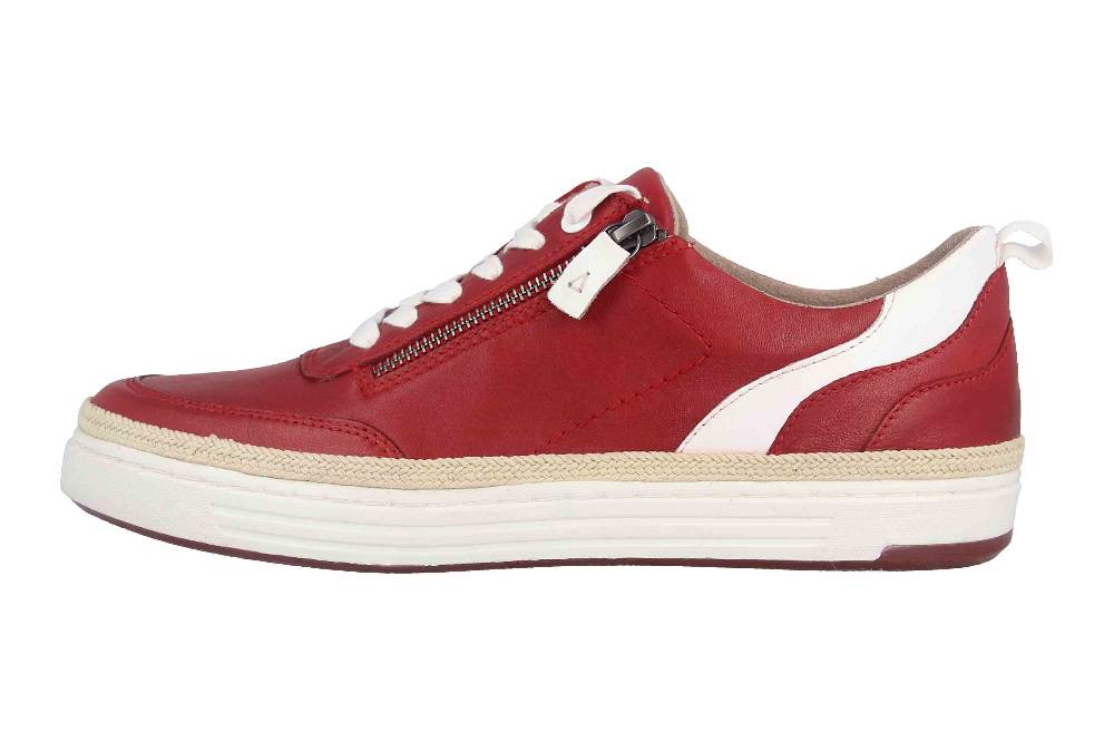 Jana Comfort Leather Halbschuhe in Übergrößen Rot 8-8-23653-28 500 große Damenschuhe