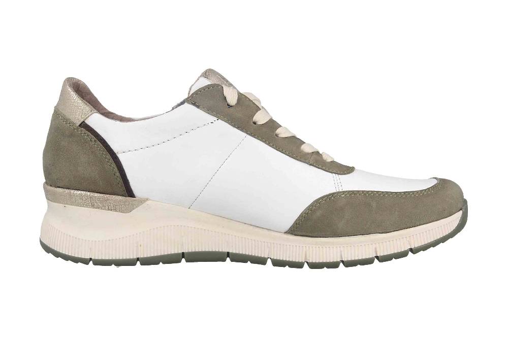 Jana Comfort Leather Sneaker In Übergrößen Mehrfarbig 8-8-23613-28 770 Große Damenschuhe
