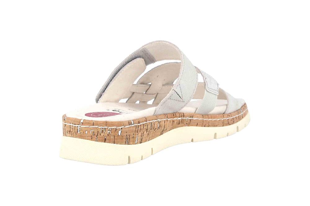 Jana Pantoletten In Übergrößen Silber 8-8-27400-24 212 Große Damenschuhe