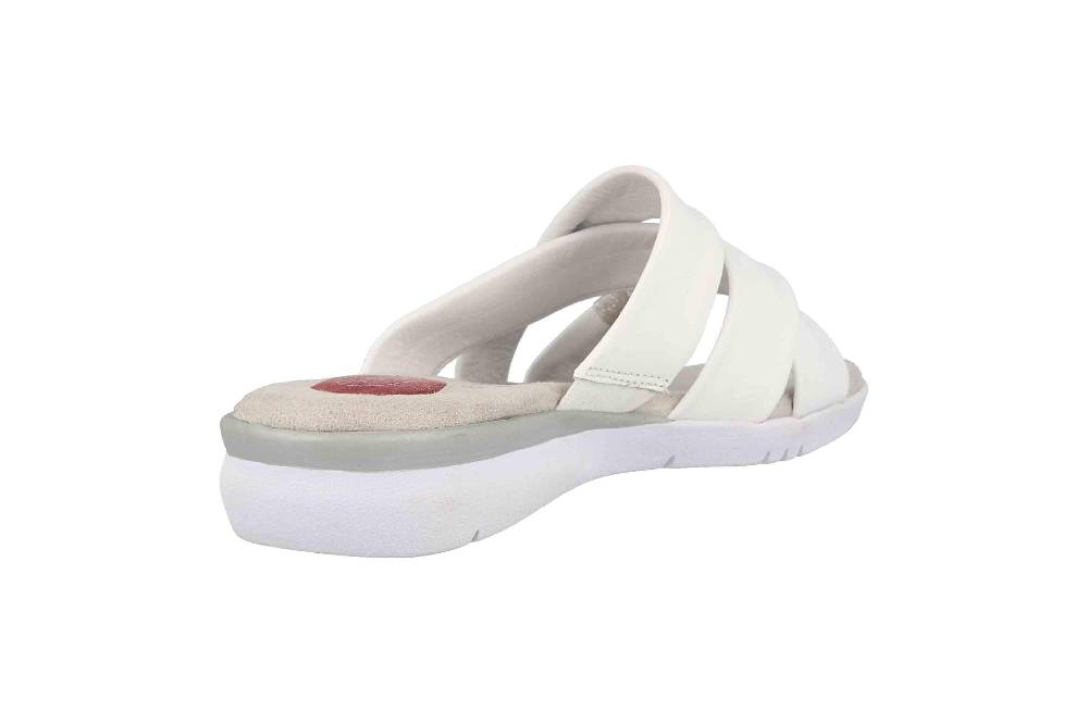 Jana Pantoletten In Übergrößen Weiß 8-8-27109-24 122 Große Damenschuhe