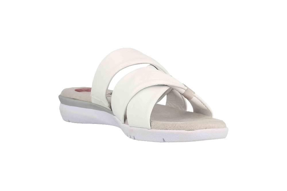 Jana Pantoletten In Übergrößen Weiß 8-8-27109-24 122 Große Damenschuhe