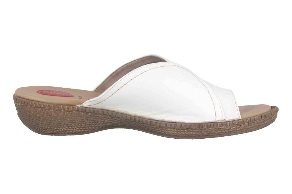 Jana Pantoletten In Übergrößen Weiß 8-8-27111-28 100 Große Damenschuhe