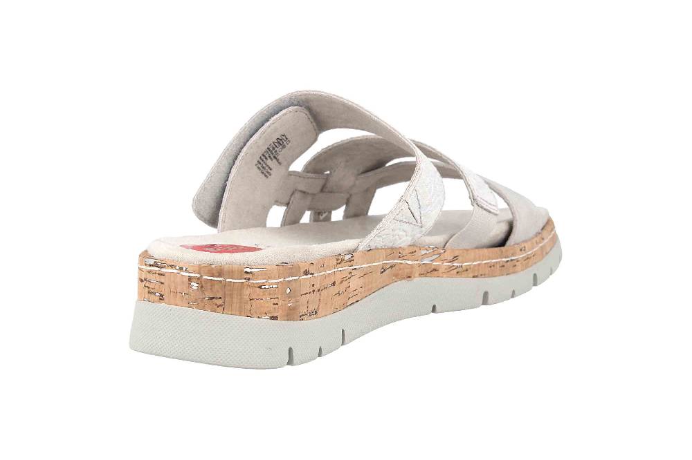 Jana Relax Pantoletten In Übergrößen Grau 8-8-27400-26 212 Große Damenschuhe