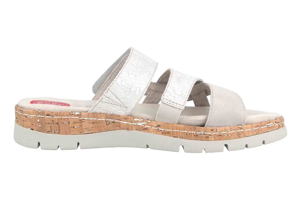 Jana Relax Pantoletten In Übergrößen Grau 8-8-27400-26 212 Große Damenschuhe