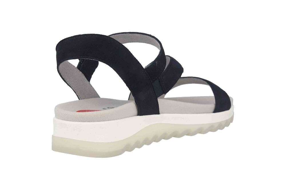 Jana Relax Sandalen In Übergrößen Blau 8-8-28600-26 805 Große Damenschuhe