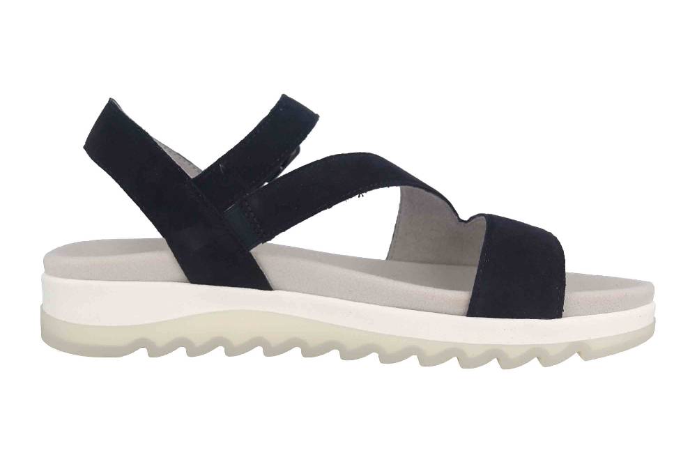Jana Relax Sandalen In Übergrößen Blau 8-8-28600-26 805 Große Damenschuhe