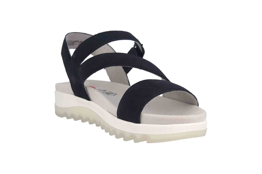 Jana Relax Sandalen In Übergrößen Blau 8-8-28600-26 805 Große Damenschuhe