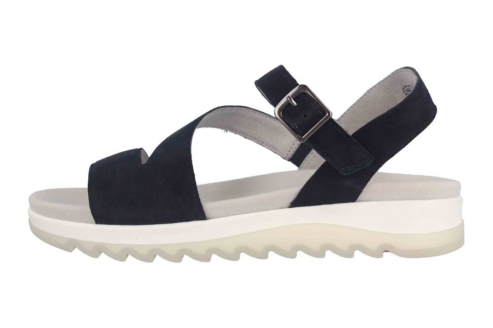 Jana Relax Sandalen in Übergrößen Blau 8-8-28600-26 805 große Damenschuhe