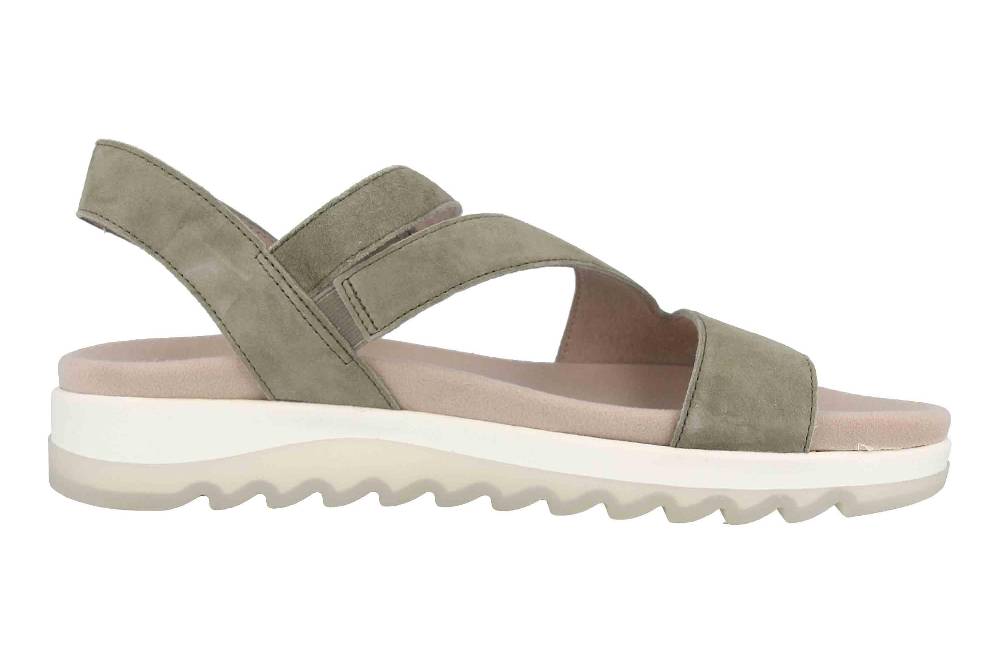 Jana Relax Sandalen In Übergrößen Grün 8-8-28600-26 727 Große Damenschuhe