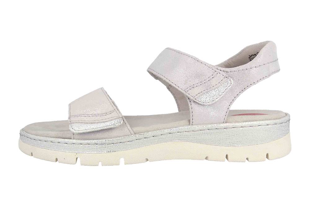 Jana Relax Sandalen in Übergrößen Silber 8-8-28401-26 920 große Damenschuhe