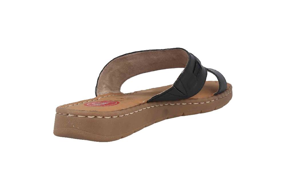 Jana Relax Zehentrenner In Übergrößen Schwarz 8-8-27108-26 001 Große Damenschuhe