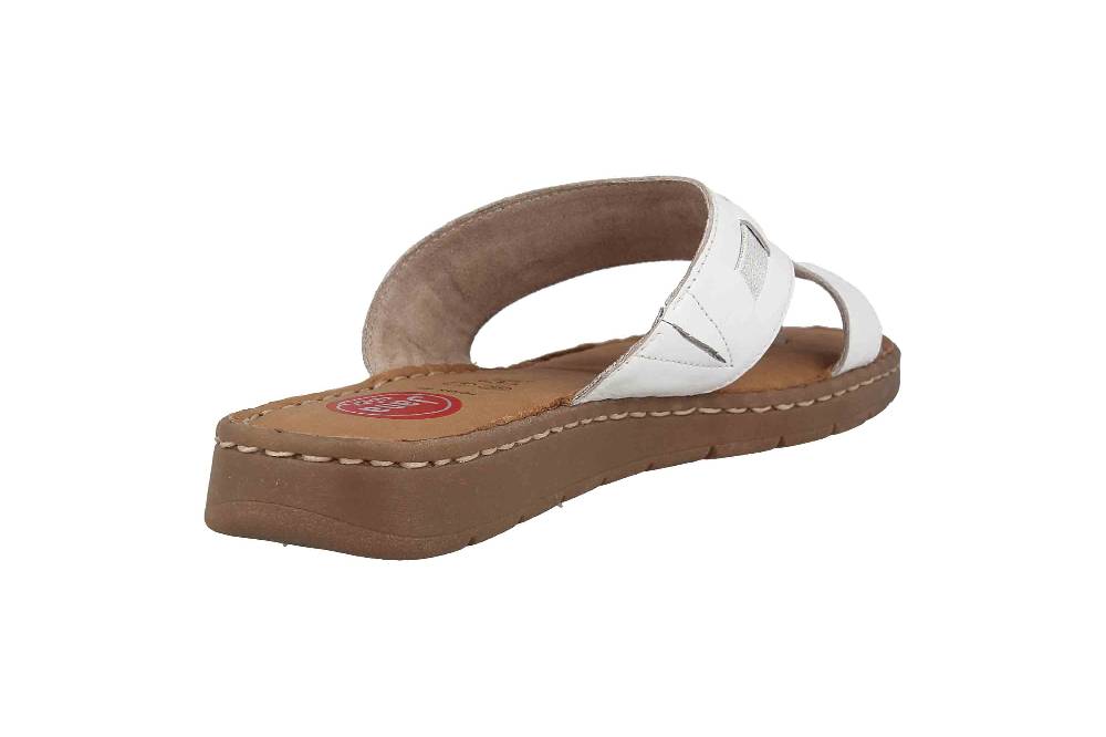 Jana Relax Zehentrenner In Übergrößen Weiß 8-8-27108-26 100 Große Damenschuhe