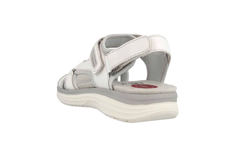 Jana Sandale In Übergrößen Weiß 8-8-28403-22 100 Große Damenschuhe
