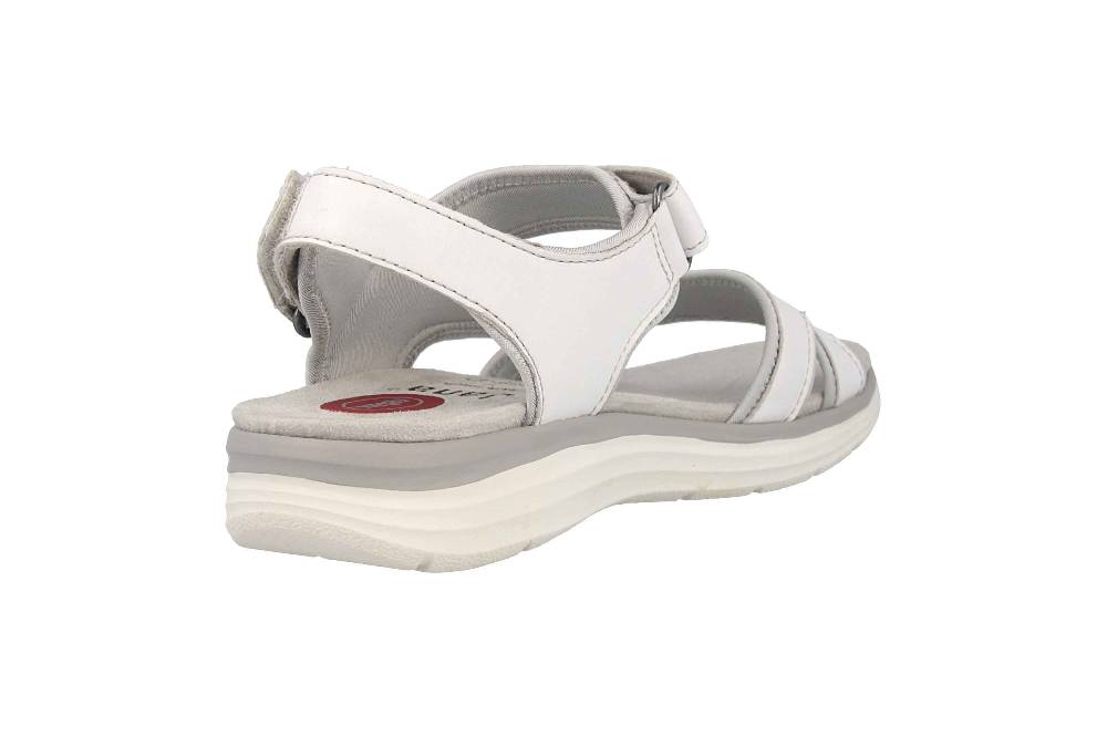 Jana Sandale In Übergrößen Weiß 8-8-28403-22 100 Große Damenschuhe