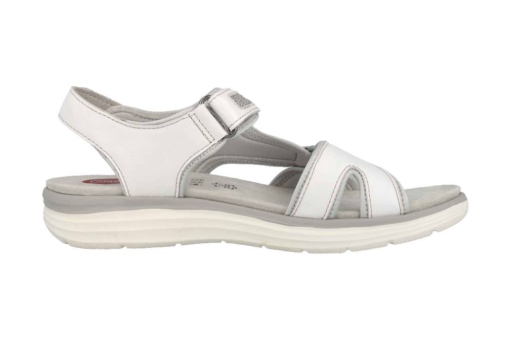 Jana Sandale In Übergrößen Weiß 8-8-28403-22 100 Große Damenschuhe