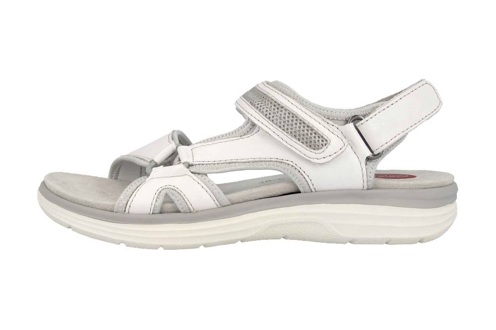 Jana Sandale in Übergrößen Weiß 8-8-28403-22 100 große Damenschuhe