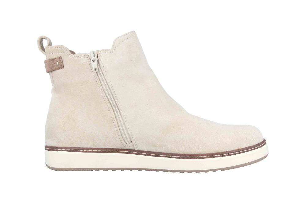 Jana Softline Stiefeletten In Übergrößen Beige 8-8-25480-29 433 Große Damenschuhe