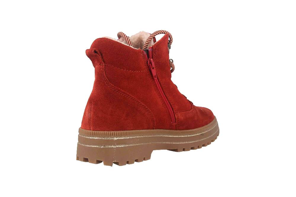 Jana Stiefel In Übergrößen Orange 8-8-26221-27 653 Große Damenschuhe