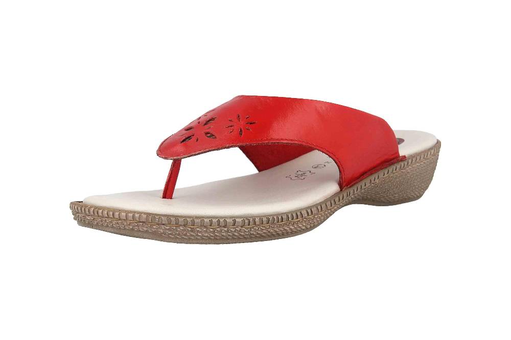 Jana Zehentrenner In Übergrößen Rot 8-8-27113-24 500 Große Damenschuhe