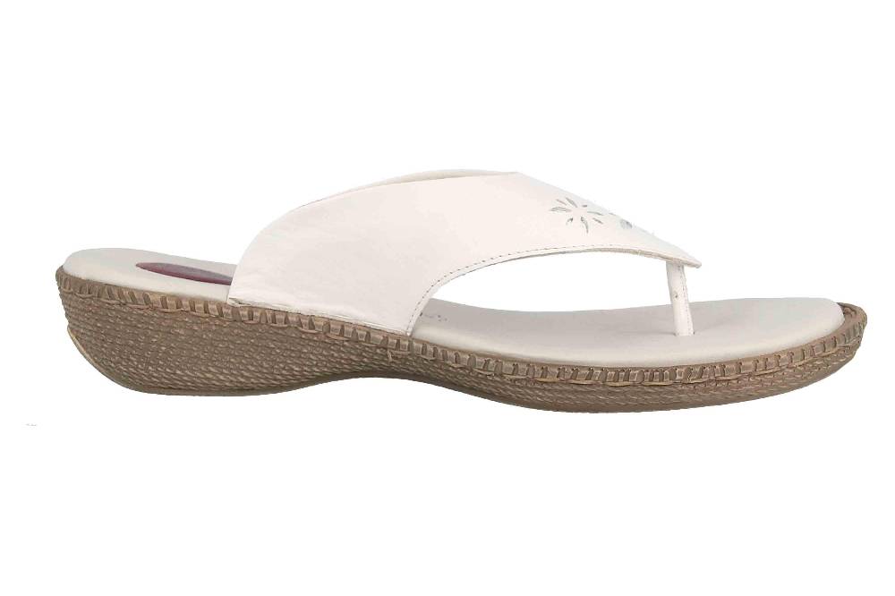 Jana Zehentrenner In Übergrößen Weiß 8-8-27113-24 100 Große Damenschuhe