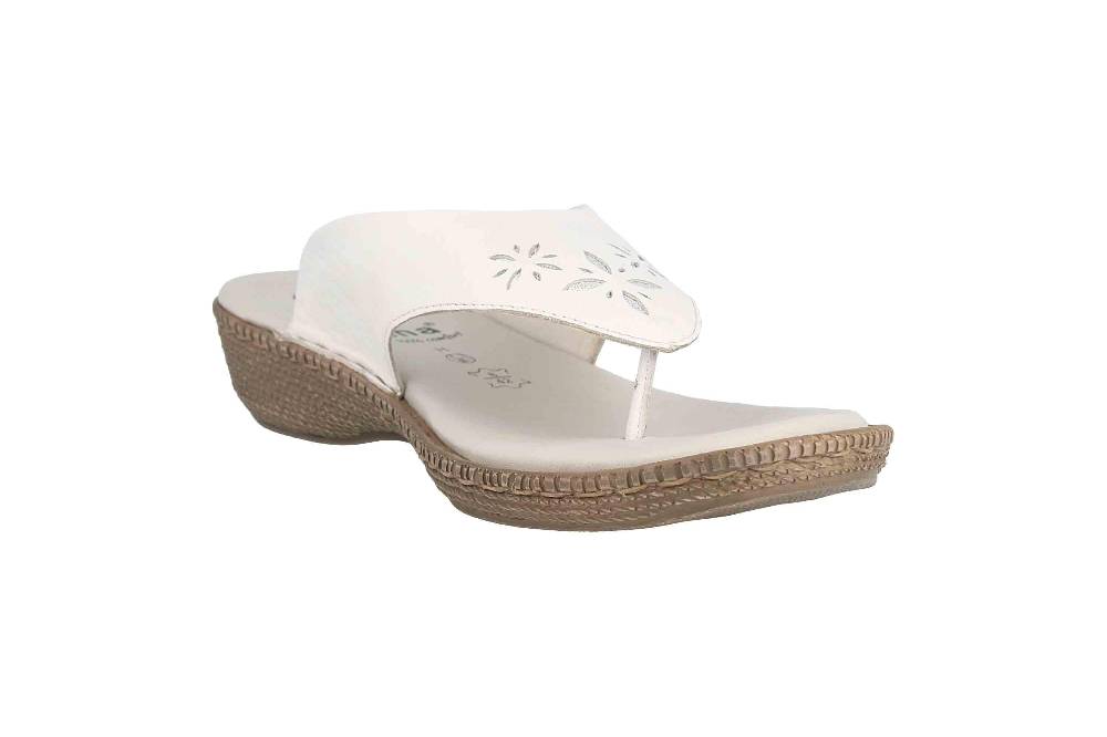 Jana Zehentrenner In Übergrößen Weiß 8-8-27113-24 100 Große Damenschuhe