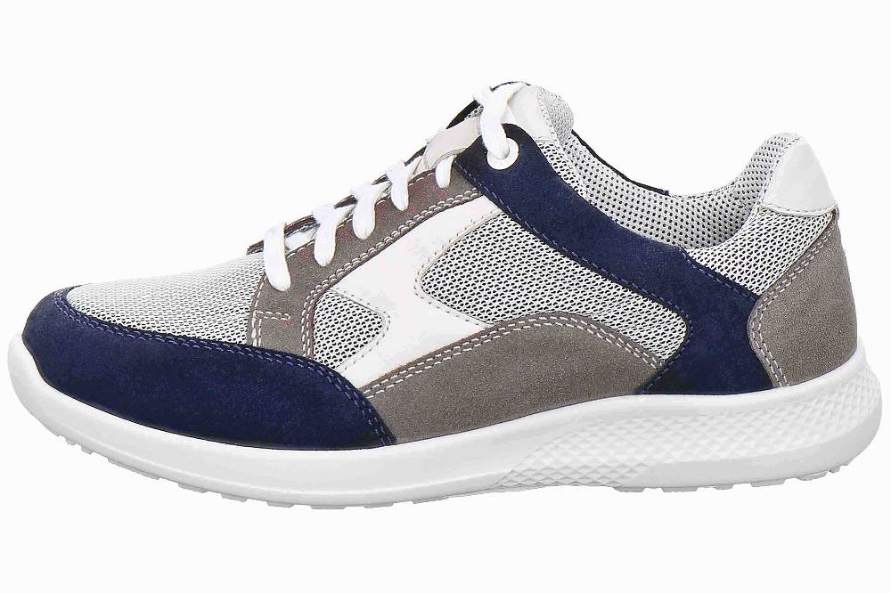 Jomos CAMPUS Halbschuhe in Übergrößen Blau [D2C] 322397 722 8024 große Herrenschuhe