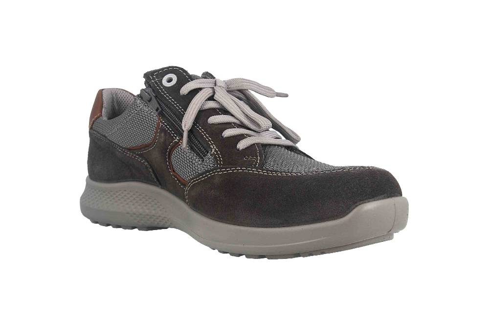Jomos Campus Halbschuhe In Übergrößen Grau 322414 904 2107 Große Herrenschuhe