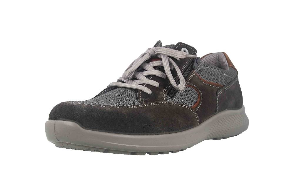 Jomos Campus Halbschuhe In Übergrößen Grau 322414 904 2107 Große Herrenschuhe