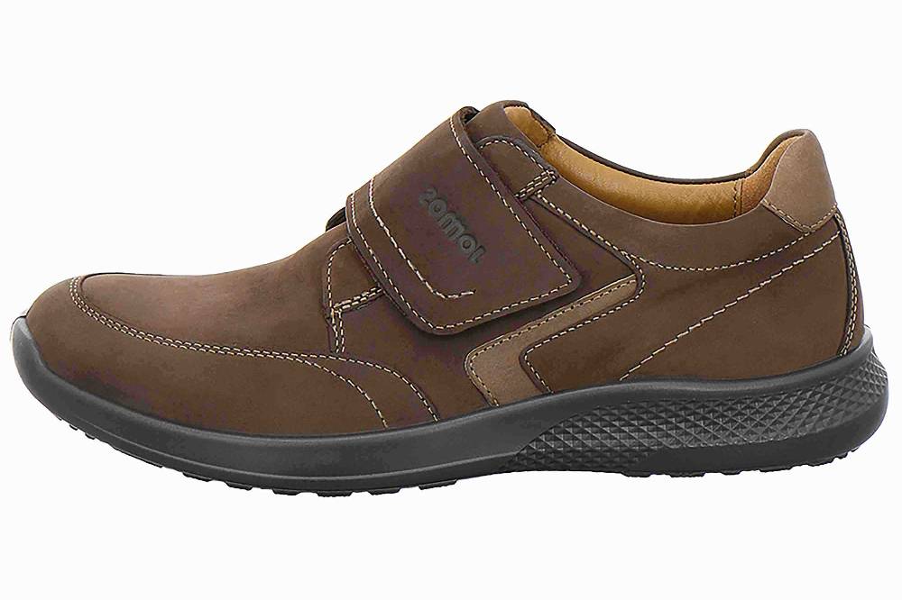 Jomos CAMPUS Slipper in Übergrößen Braun [D2C] 322209 12 3069 große Herrenschuhe