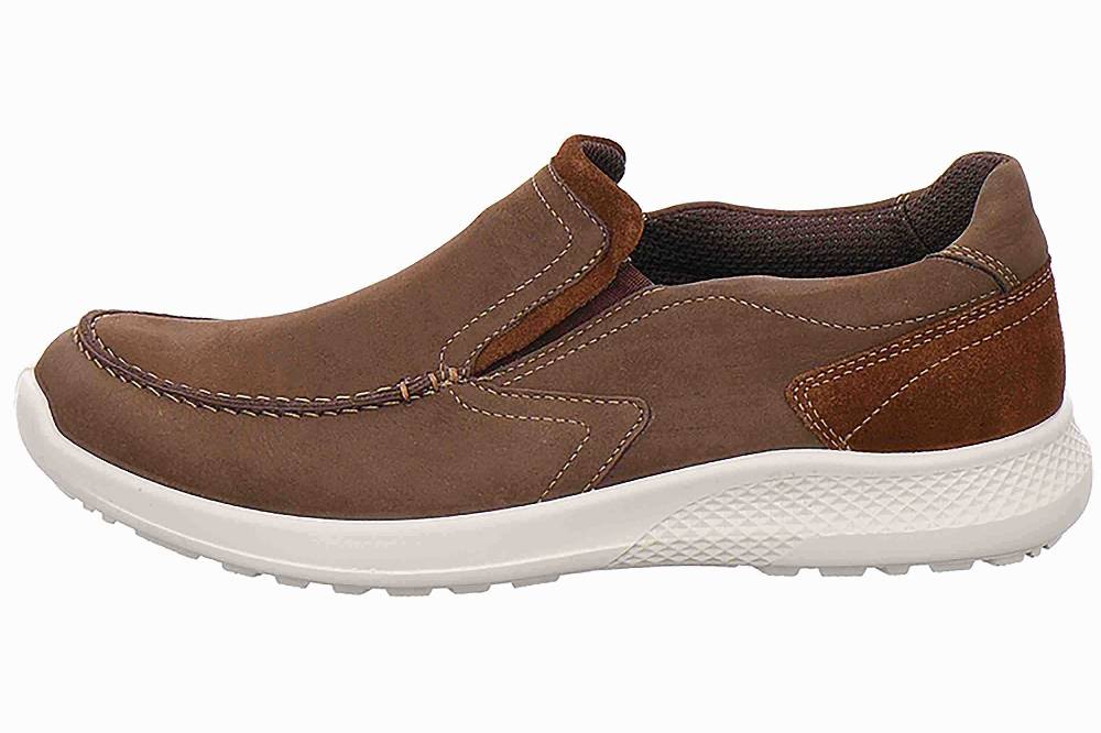 Jomos CAMPUS Slipper in Übergrößen Braun [D2C] 322384 916 343 große Herrenschuhe