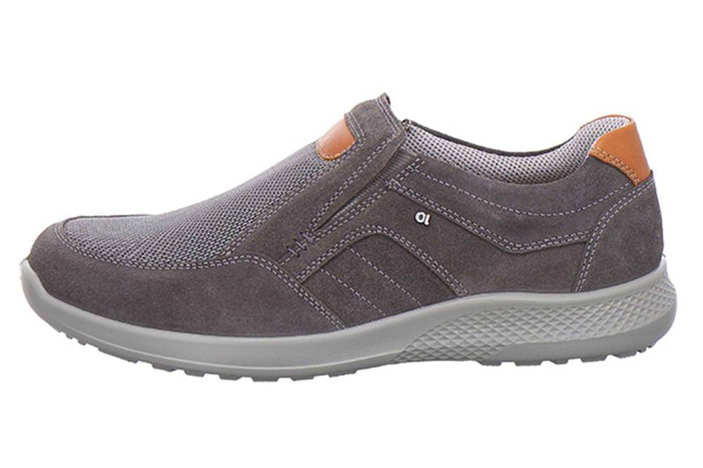 Jomos Campus Slipper in Übergrößen Grau [D2C] 322357 904 2107 große Herrenschuhe