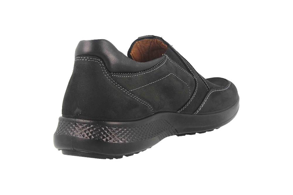 Jomos Campus Slipper In Übergrößen Schwarz 322218 138 000 Große Herrenschuhe