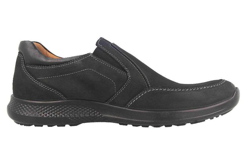Jomos Campus Slipper In Übergrößen Schwarz 322218 138 000 Große Herrenschuhe