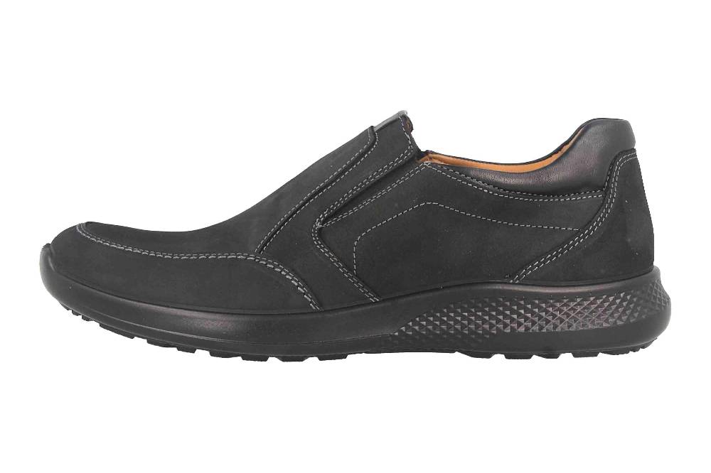 Jomos Campus Slipper in Übergrößen Schwarz 322218 138 000 große Herrenschuhe