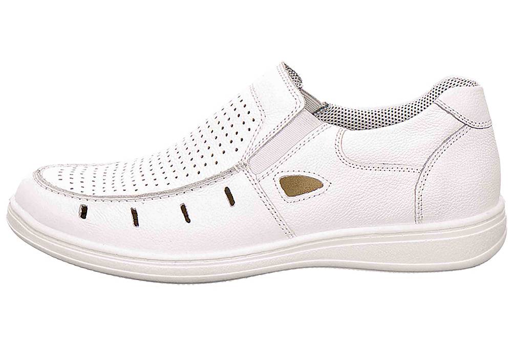 Jomos CREDO Slipper in Übergrößen Weiß [D2C] 463312 26 212 große Herrenschuhe