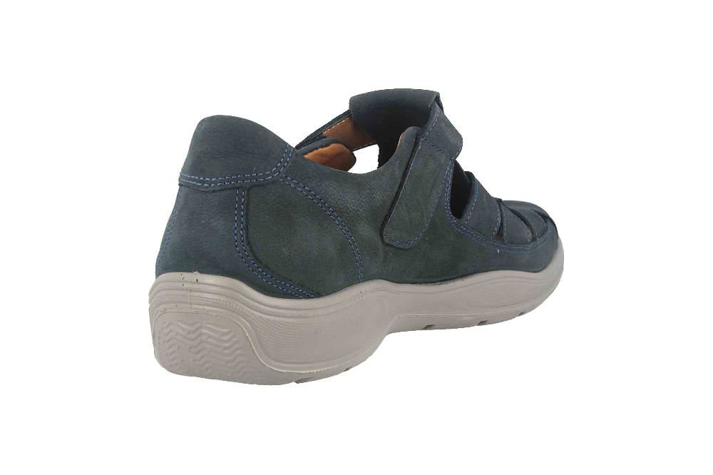 Jomos Ergo Com Slipper In Übergrößen Blau 418201 83 845 Große Herrenschuhe