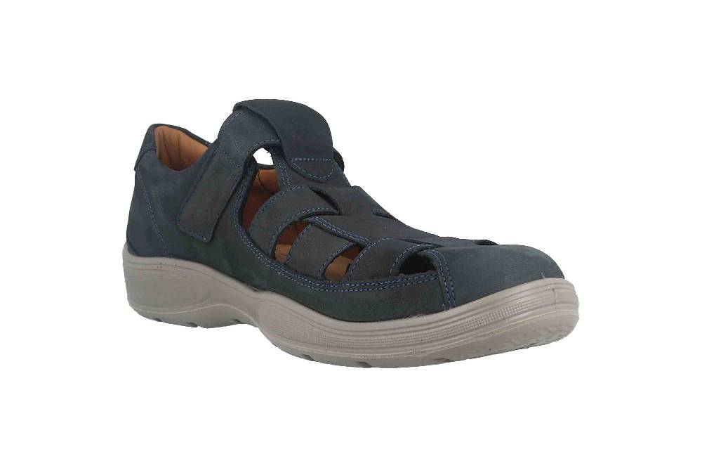 Jomos Ergo Com Slipper In Übergrößen Blau 418201 83 845 Große Herrenschuhe