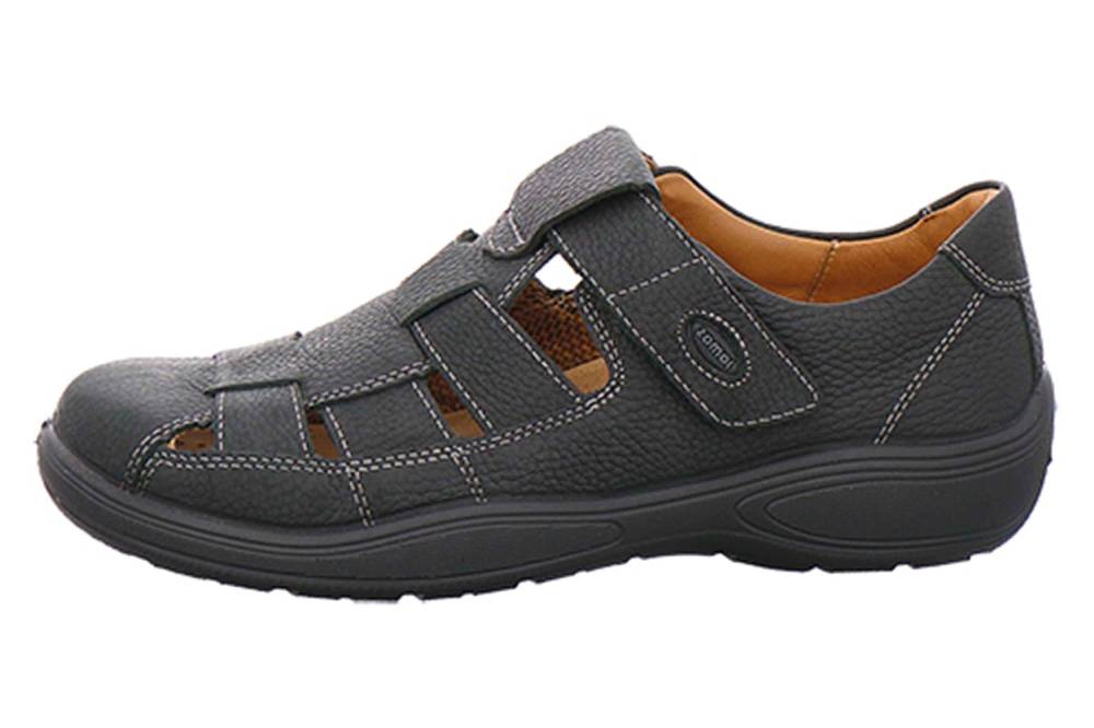Jomos Ergo Com Slipper in Übergrößen Schwarz [D2C] 418419 35 000 große Herrenschuhe