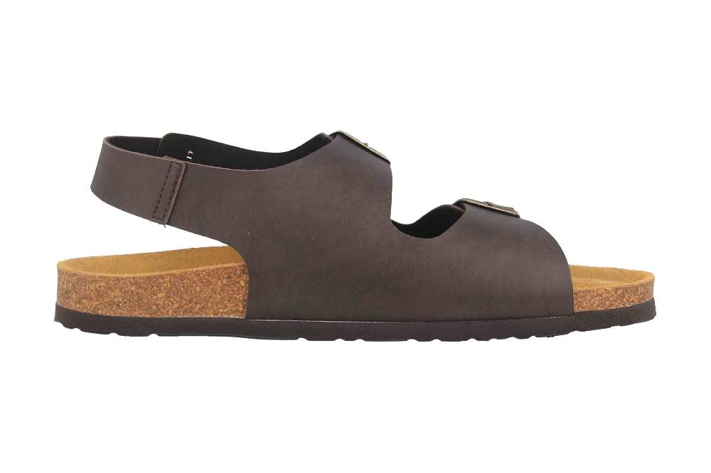 Jomos FEETBACK Slipper In Übergrößen Braun [D2C] 406201 44 355 Große Herrenschuhe