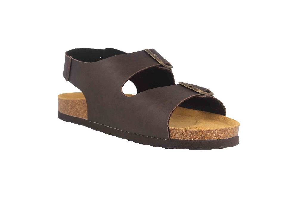 Jomos FEETBACK Slipper In Übergrößen Braun [D2C] 406201 44 355 Große Herrenschuhe