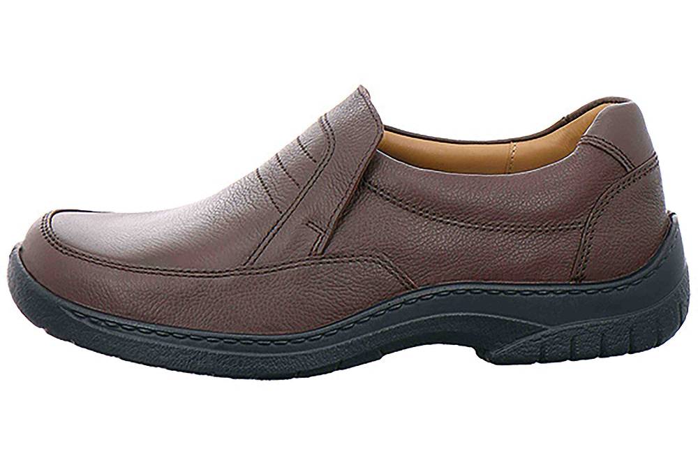 Jomos FEETBACK Slipper in Übergrößen Braun [D2C] 406201 44 355 große Herrenschuhe