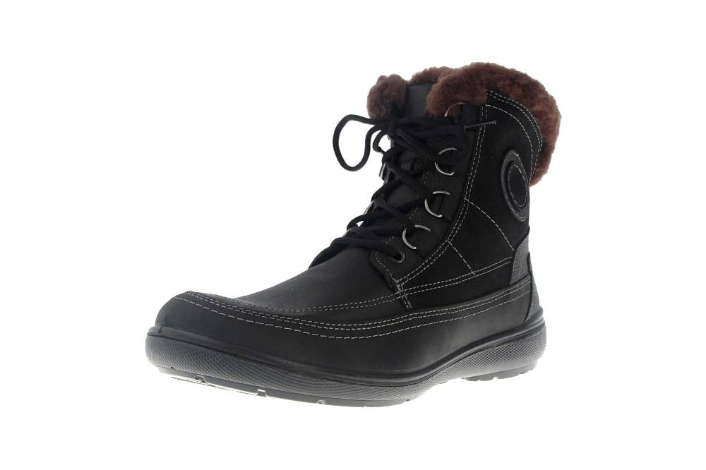 Jomos Freewalk Stiefel In Übergrößen Schwarz 806501 442 000 - Echtes Lammfell- Große Damenschuhe