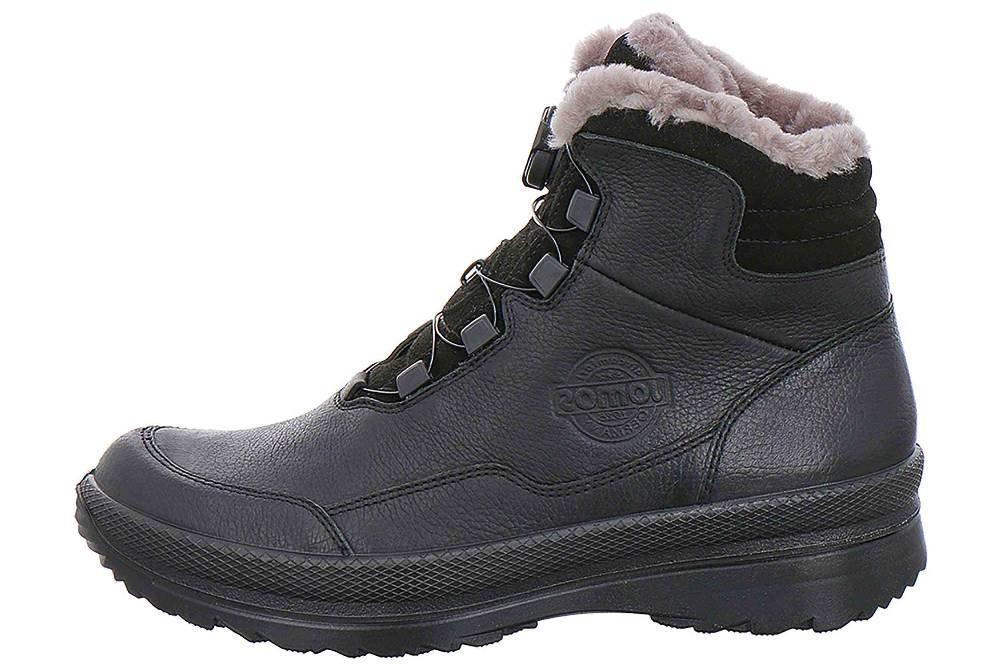 Jomos Freewalk Stiefel in Übergrößen Schwarz 806501 442 000 - echtes Lammfell- große Damenschuhe