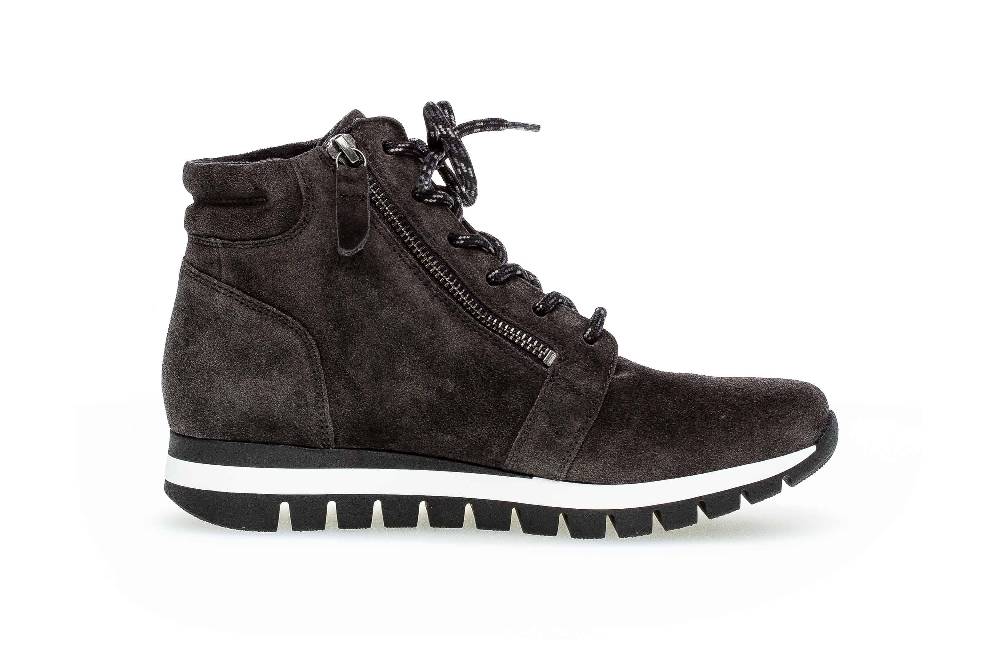 Jomos Freewalk Stiefel In Übergrößen Schwarz 806501 442 000 - Echtes Lammfell- Große Damenschuhe